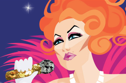 An Evening with Titti poster 2 outlined.indd