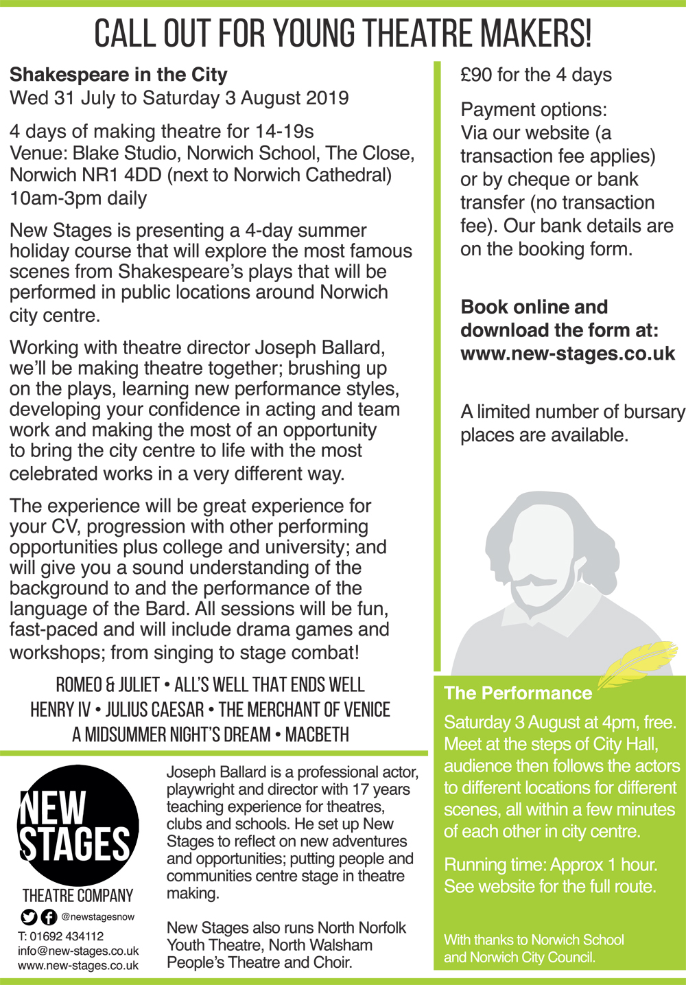 Shakespeare in the City poster OUTLINED.indd